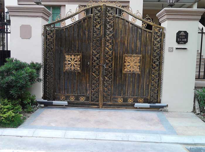 中山世纪新城B区机电平开门工程