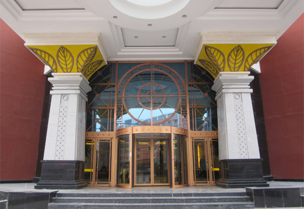 小兵两翼旋转门